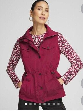 Women’s Lightweight Berry Utility Vest.     Size 2.5